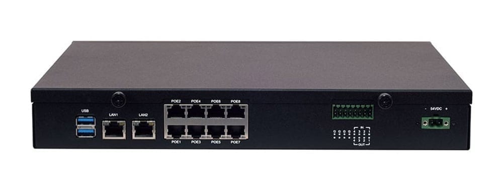 fanless network appliance with 8 poe ports
