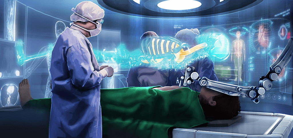augmented reality medical overlays, vascular maps x-rays, medical real time analytics